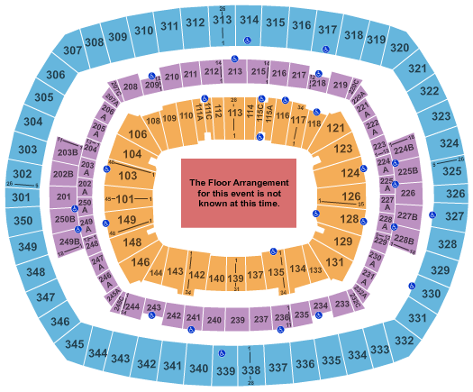 MetLife Stadium SummerSlam Seating Chart